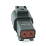 Stiftgehäuse 2-polig, schwarz, DT04-2P-E004