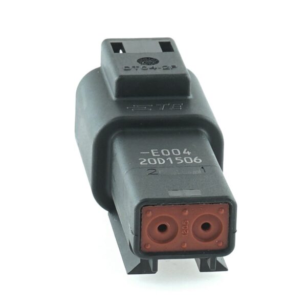 Stiftgehäuse 2-polig, schwarz, DT04-2P-E004