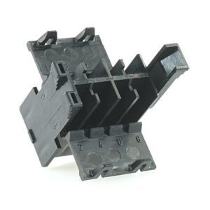 junior power timer housing, 8-pole (4x2), T-shape