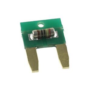 Resistor module 110 Ohm, 1%, 1W, equipped on both sides with 220 Ohm, type MINIVAL