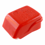 Battery Clamp “+”, screw terminal for 70mm², with cover red