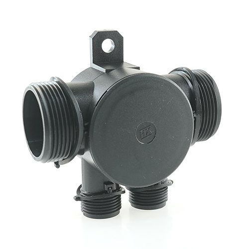 Multiple conduit fitting NW22-22-10-10, black, waterproof