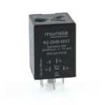 Zeitrelais 24V, NC 10A/NO 15A, 1…15min einstellbar, abfallverzögert, potentialfrei, retriggerbar, vergossen