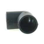 Wellrohr-Verbinder NW 29-29, 90°-Winkel, schwarz
