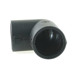 Wellrohr-Verbinder NW 29-29, 90°-Winkel, schwarz