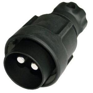 2-pole Military Connector 24V, with screw ring, with crimp/soldeRing Terminals for 50mm² cable