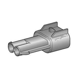 Seal 2.8mm, male holder, 2way, black