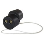 Kupplungsdose 2-polig, 24V, ohne Schraubkappen