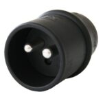 Stecker 2-polig, 24V, mit Lötkontakten, für max. Aderquerschnitt 70mm², for Kabeldurchmesser 18mm