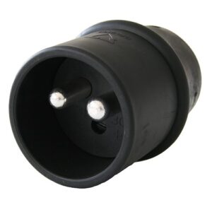 Plug 2-pole, 24V, with soldering contacts, max. wir crosssection 70mm², for cable diameter 18mm