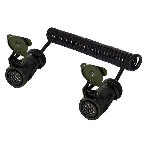 coil 12-pole, 24 V, 2 plugs with contact pins, length 4 m