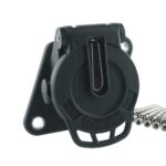 EBS/ABS/ADR Steckdose 15-polig, 24V, Crimpkontakt, Kabelverschraubung für Kabeldurchmesser 12-14mm