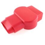 Abdeckung „+“ für Batterieklemme, rot, Kabeleintritt oval 39,6 x 12,7mm