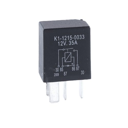 Mikro-Relais 12V, 35A, Schließer, mit Diode, vergossen