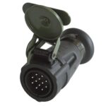 Stecker 12-polig, 24V, Kontaktstiften, für Kabeldurchmesser 17mm