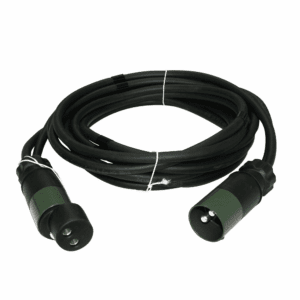 2x 50 mm² cable 2-pole, 24 V, 2 plugs and 1 coupler