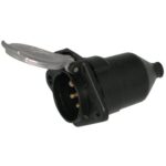 Steckdose 7-polig, 24V, Schraubkontakt, Dichtungsausgang 1-fach/ zentriert 180°, für Kabeldurchmesser 9,5-12,5mm