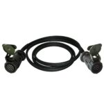 cable with 12-pole, 24 V with 1 plug with contact pins and 1 plug with contact sockets, length 2.8 m