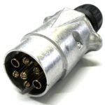 Stecker 7-polig, 12V, Schraubkontakt, Kabelverschraubung für Kabeldurchmesser 9,2-11,5mm