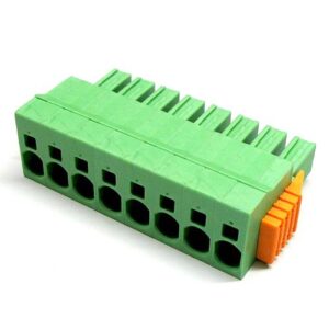 Printed Circuit Board Connector - SPC 5/ 8-STCL-7,62, 8-pole, 8-positions, push-in spring connection, color green