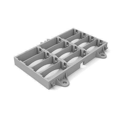 Aufbaurahmen Y2 für Zentralelektrik, 12-fach