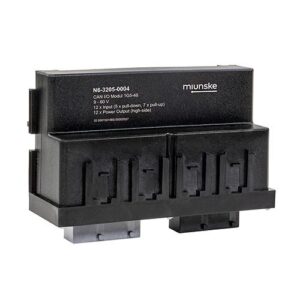 CAN I/O-Modul 1G5-48, 9-60V, 12 x Input (5 x pull-down, 7 x pull-up), 12 x Power Output (high-side), mit Kunststoffdeckel verschraubt