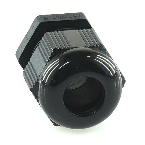 Kabelverschraubung für Gewinde M16, Klemmbereich Ø5-10mm, schwarz