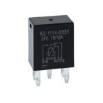 Mikro-Relais 24V, 10/15A, Wechsler, mit Widerstand, vergossen