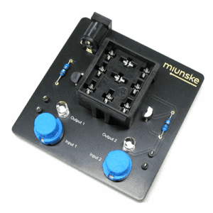 Miunske MFR1 Evalboard mit Relasisockel