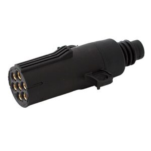 Stecker 7-polig, 24V, N-Ausführung, Kunststoff, ISO 1185, Flachsteckanschluss, Kabeltülle 10-12mm