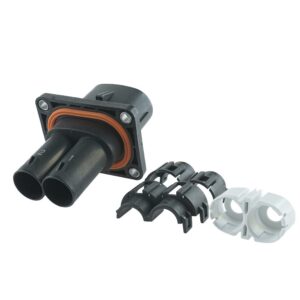 2-poliger Hochstromstecker IP6K9K, Stiftgehäuse