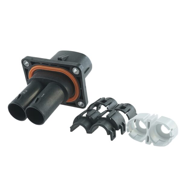 high current plug, 2-pole, male contact side, IP6K9K