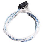 Anschlusskabel CAN-Modul IO1-IO4, Relaissockel, 2m, FLRY 1mm² weiß, offene Enden, bedruckt