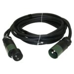 2x 50 mm² cable 2-pole, 24 V, with 2 plugs and 1 coupler, length 3.5 m
