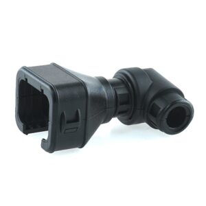 Hinged Connector to Conduit, for AMPSEAL 16, elbow 90°, NW 7.5, 4way, CI08-90-AT4PL