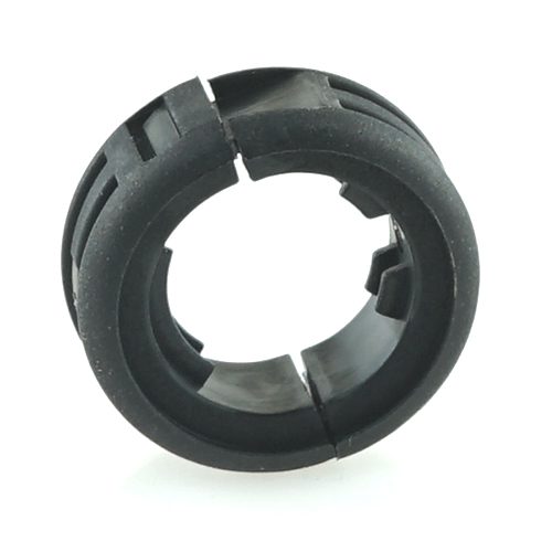 Reduzierung für Wellrohrabgang NW17 auf NW10, schwarz