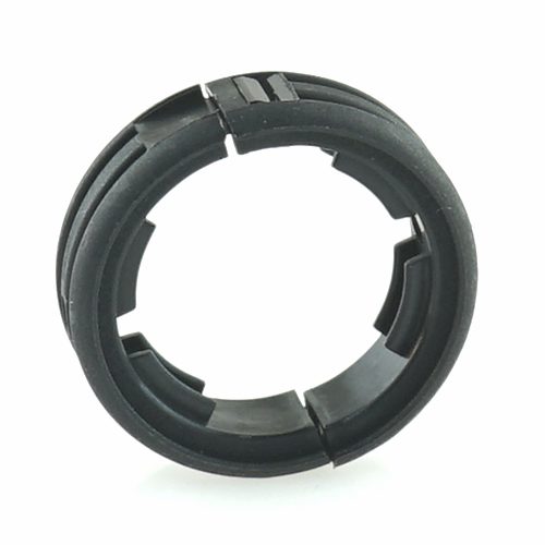 Reduzierung für Wellrohrabgang NW23 auf NW17, schwarz