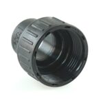 Corrugated tube connection NW13, straight, for circular connectors