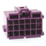 junior-power-timer housing 18-pole (3×6), violet