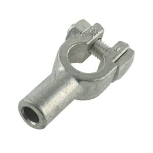Battery Clamp "-" crimp termination for 50mm², battery pole diameter 15.9mm, straight