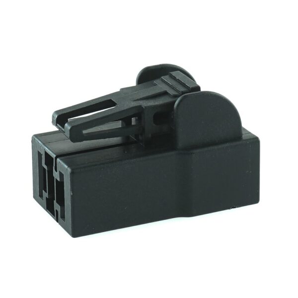 Power Connector, female holder, 2way, black