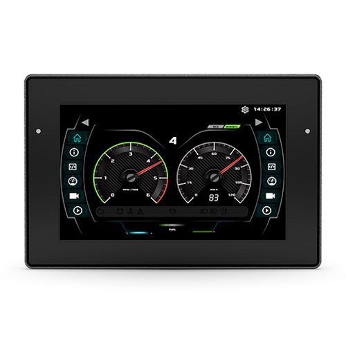 OPUS B4 Eco Full Touch, Projektor/PClient, Touch 7" TFT 800x480 Pixel, 2x CAN ISO 11898