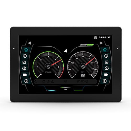 OPUS B6 Eco Full, Projektor, 10,1" TFT 1280x800 Pixel, 4x CAN ISO 11898, 1x RS232-Interface, 2x USB