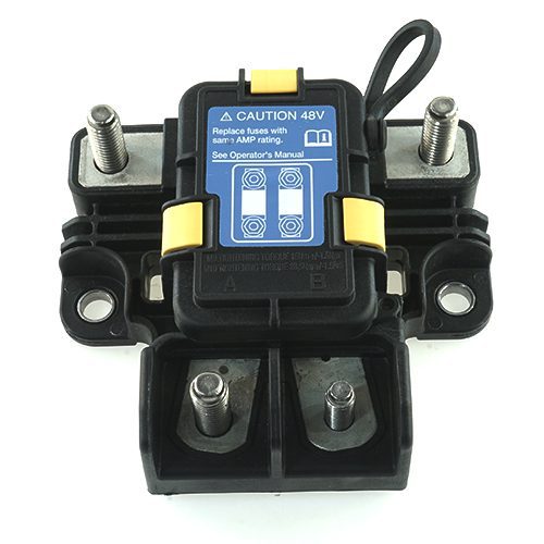 Fuse Holder 48V for 2x MegaVal, PDU 2M-Box, with cover