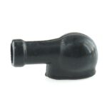 starter protection cap, diameter 25mm, cable inlet 12mm, black