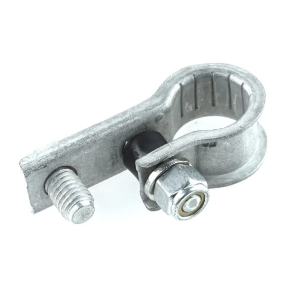 Battery terminal ‘-’ , tin-plated brass, SX, M8 connection bolt