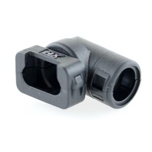 Wellrohranschluss, für Kostal Rundsteckverbinder, 90°, NW 10, 3-polig, CI12-90-K3C