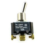on-off-(on) Toggle Switche 10A/250V, 15A/125V, single-pole, sealed