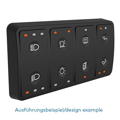 CAN keypad, 8 keys, J1939