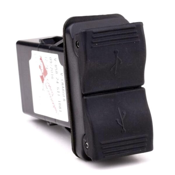 Dual Port USB V-Charger, 12/24V, IP64